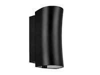 4 x buiten wandlamp up & down – gu10 – zwart – ip44 – safari - afbeelding 3 van  8