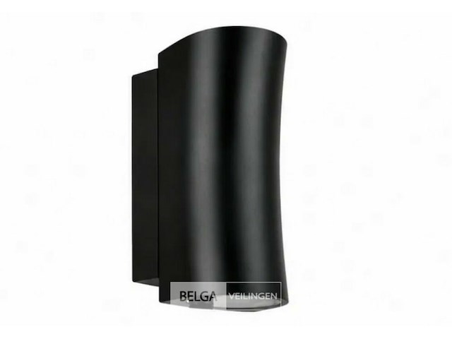4 x buiten wandlamp up & down – gu10 – zwart – ip44 – safari - afbeelding 3 van  6