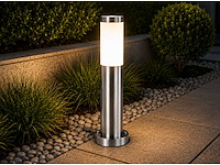 4 x buitenlamp tuinpaal – e27 – chroom – ip44 – 500mm – defne-4 - afbeelding 5 van  15