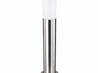 4 x buitenlamp tuinpaal – e27 – chroom – ip44 – 800mm – defne-5 - afbeelding 2 van  5