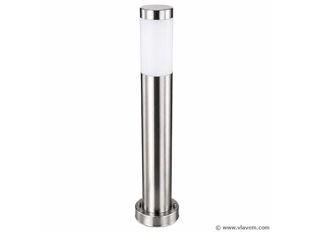4 x buitenlamp tuinpaal – e27 – chroom – ip44 – 800mm – defne-5 - afbeelding 2 van  5