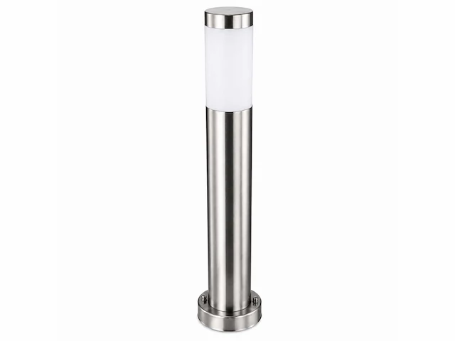 4 x buitenlamp tuinpaal – e27 – chroom – ip44 – 800mm – defne-5 - afbeelding 13 van  15