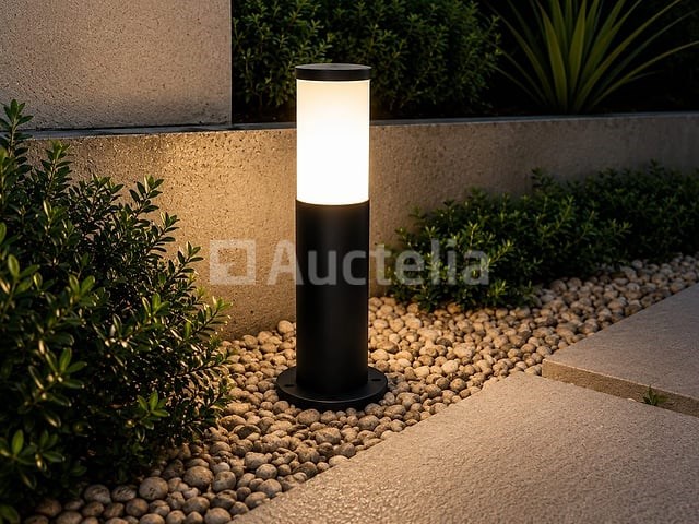 4 x buitenlamp tuinpaal – e27 – zwart – ip44 – 300mm – kavak-3 - afbeelding 2 van  5