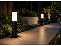 4 x buitenlamp tuinpaal – e27 – zwart – ip44 – 300mm – kavak-3 - afbeelding 1 van  15