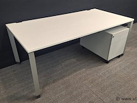 4 x bureau steelcase met ladenblok - afbeelding 4 van  11