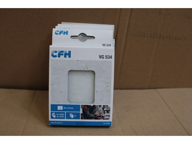 4 x cfh voorzetruit kleurloos (90 x 110 mm) - afbeelding 1 van  1