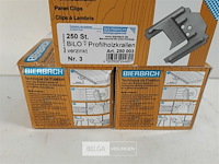 4 x clips voor clickplank 3 mm 250 stuks - afbeelding 3 van  3