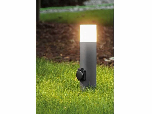 4 x cortona 40 schuko buiten lamp zwart - afbeelding 2 van  10