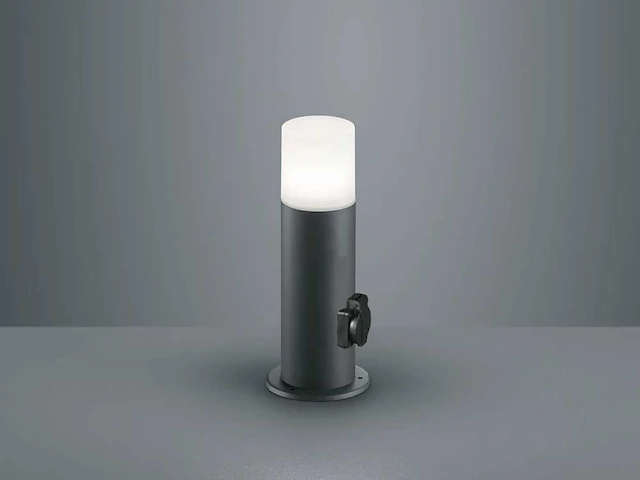 4 x cortona 40 schuko buiten lamp zwart - afbeelding 7 van  10