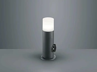 4 x cortona 40 schuko buiten lamp zwart - afbeelding 7 van  10