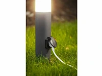 4 x cortona 40 schuko buiten lamp zwart - afbeelding 10 van  10