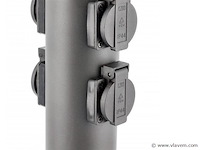 4 x cortona buiten kolom 4 x schuko zwart - afbeelding 5 van  6