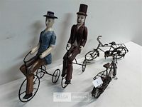 4 x deco fiets 2 assorti - afbeelding 3 van  3