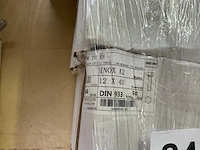 4 x dozen inox bouten - afbeelding 2 van  5