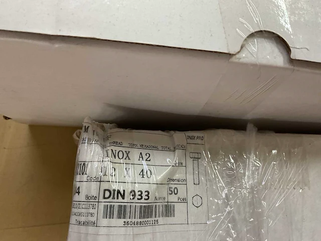4 x dozen inox bouten - afbeelding 3 van  5
