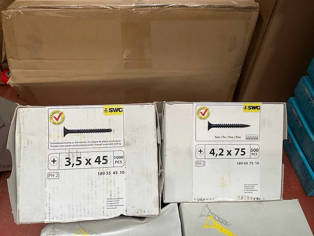 4 x dozen snelbouwschroeven schroeven; schroeven met boorkop - afbeelding 5 van  5