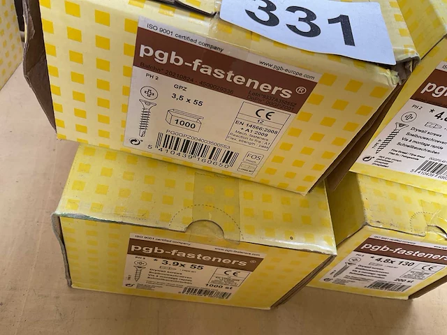 4 x dozen snelbouwschroeven - afbeelding 2 van  5