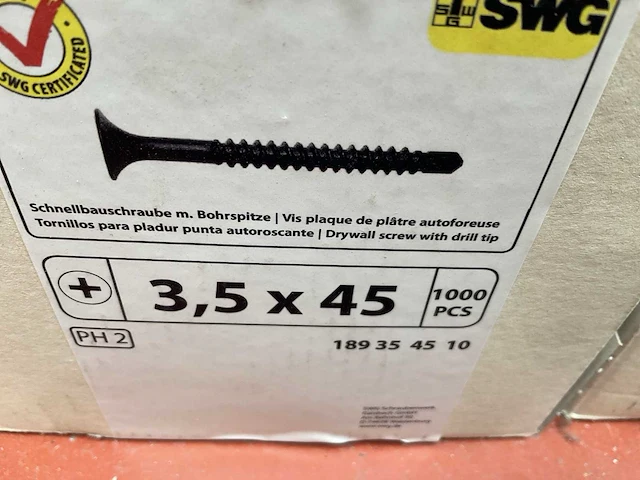4 x dozen snelbouwschroeven - afbeelding 3 van  4