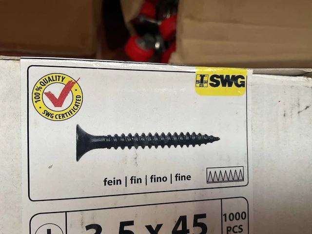 4 x dozen snelbouwschroeven - afbeelding 4 van  4