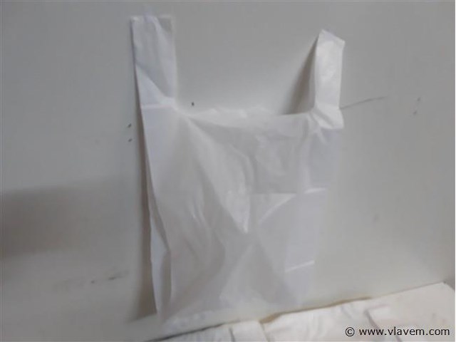4 x draagtas hemdmodel 27x48 cm 100 stuks - afbeelding 2 van  2