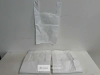 4 x draagtas hemdmodel 27x48 cm 100 stuks - afbeelding 2 van  3