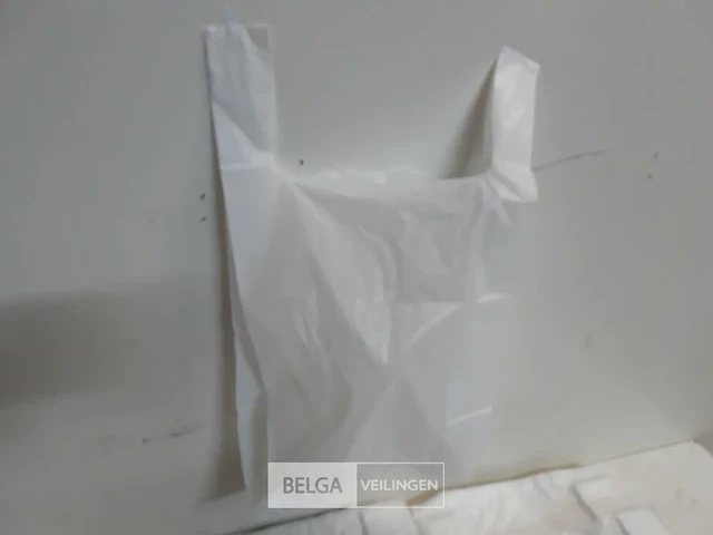 4 x draagtas hemdmodel 27x48 cm 100 stuks - afbeelding 3 van  3