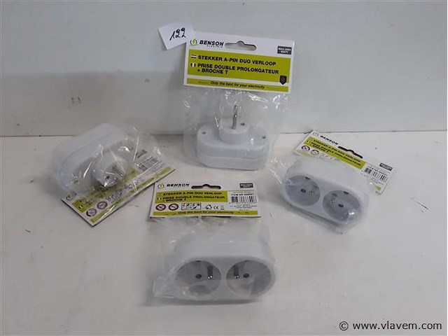 4 x duo stekker max 3680w - afbeelding 1 van  2