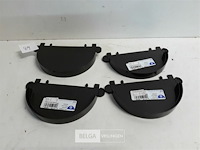 4 x eindstop 125mm bruin pvc regenafvoer - afbeelding 1 van  3