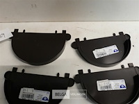4 x eindstop 125mm bruin pvc regenafvoer - afbeelding 3 van  3