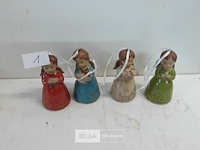 4 x engel keramiek 10 cm - afbeelding 1 van  3