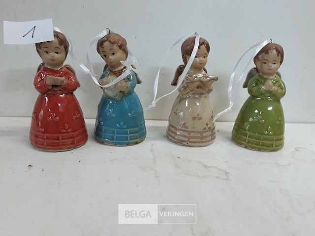 4 x engel keramiek 10 cm - afbeelding 3 van  3
