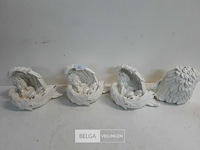 4 x engel polyester 18 x 14 cm - afbeelding 1 van  3