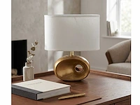 4 x eolo italiaanse tafellampen goud - afbeelding 6 van  6