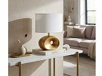 4 x eolo italiaanse tafellampen goud - afbeelding 6 van  6
