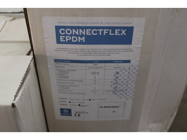 4 x epdm loodvervanger zelfklevend (600mm x 5 m) - afbeelding 1 van  2