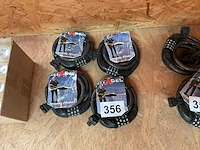 4 x fietsslot met cijfercode
