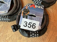 4 x fietsslot met cijfercode - afbeelding 2 van  5