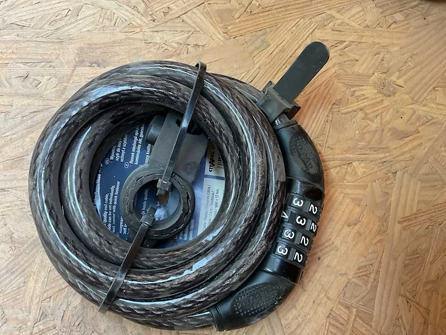 4 x fietsslot met cijfercode - afbeelding 3 van  5