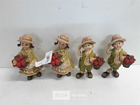 4 x figuurtje jongen-meisje 15 cm - afbeelding 1 van  3