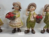 4 x figuurtje jongen-meisje 15 cm - afbeelding 3 van  3