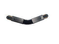 4 x flexibele verbinding voor 1 fase 2 draden railsystem zand zwart - afbeelding 1 van  1