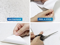 4 x funstick wit behang (zelfklevend) - afbeelding 2 van  9