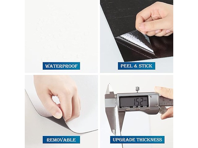 4 x funstick zelfklevende witte tegels (15 stuks) - afbeelding 2 van  4