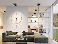 4 x gio 3.0 kantelbare design spot zwart - afbeelding 7 van  9