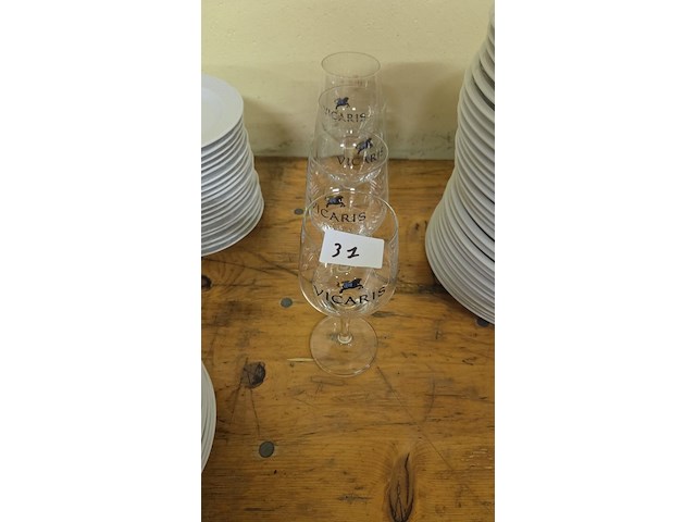 4 x glas vicaris - afbeelding 1 van  1
