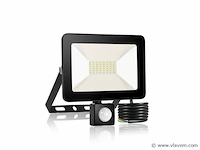 4 x gt ilux led breedstraler 30 watt + pir - afbeelding 3 van  7