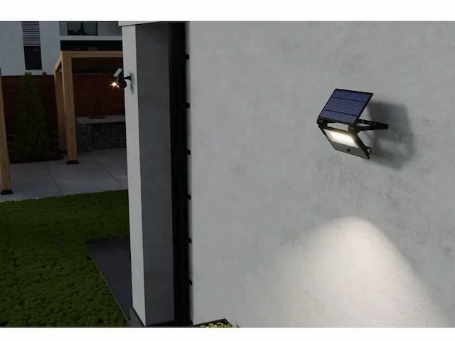 4 x gt lumino solar breedstraler + pir - afbeelding 6 van  7