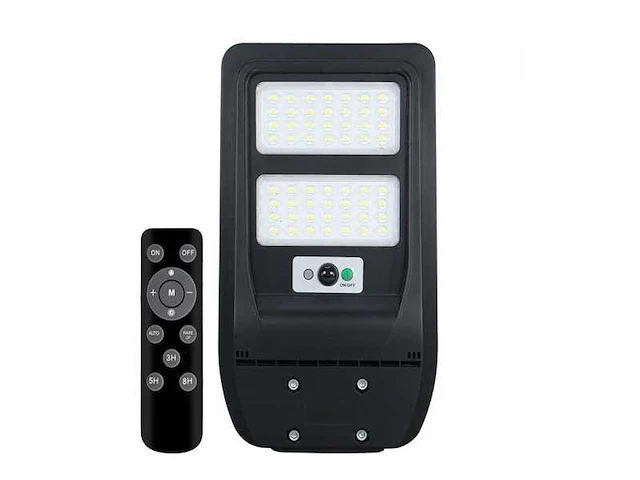 4 x gt lumino solar straatlantaarn 50w + pir + afstandsbediening - afbeelding 3 van  8
