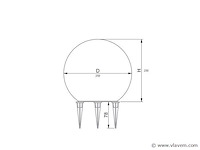 4 x gt marble grond design lampen - afbeelding 4 van  7