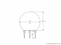 4 x gt marble grond design lampen - afbeelding 4 van  7